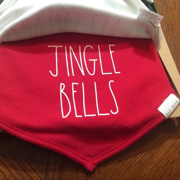 Rae Dunn baby Christmas Bibs - Picture 4 of 6
